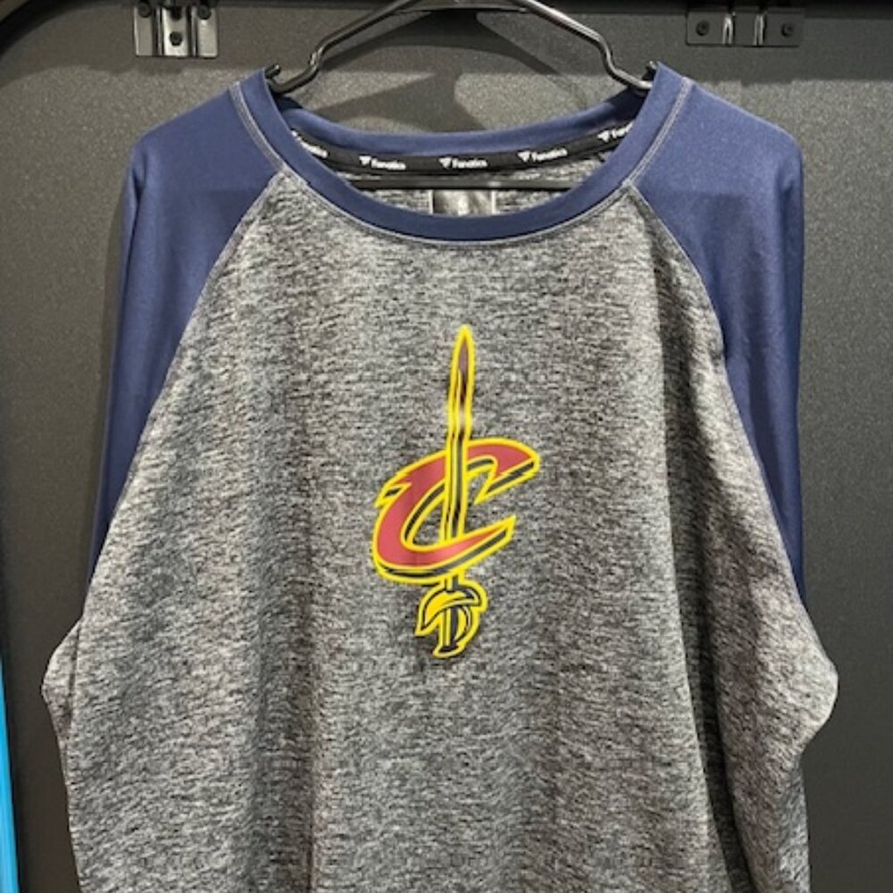 Cleveland Cavaliers Fanatics 4XL Tee — Gray/Blue Short Sleeve